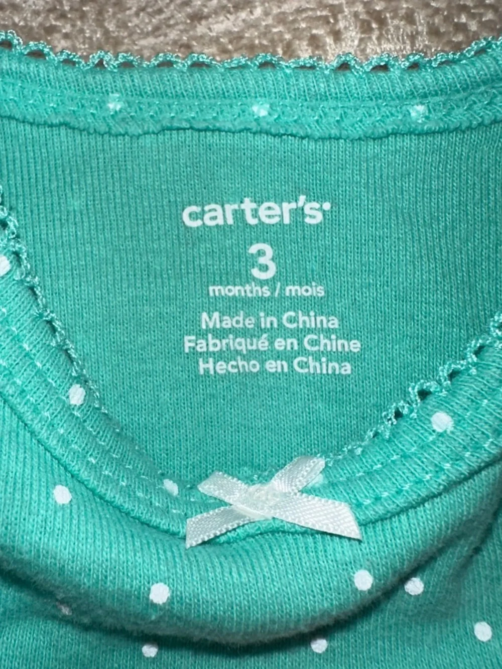 Turtle Girls Carter’s Outfit Set size 3M vintage retired set 4pc set